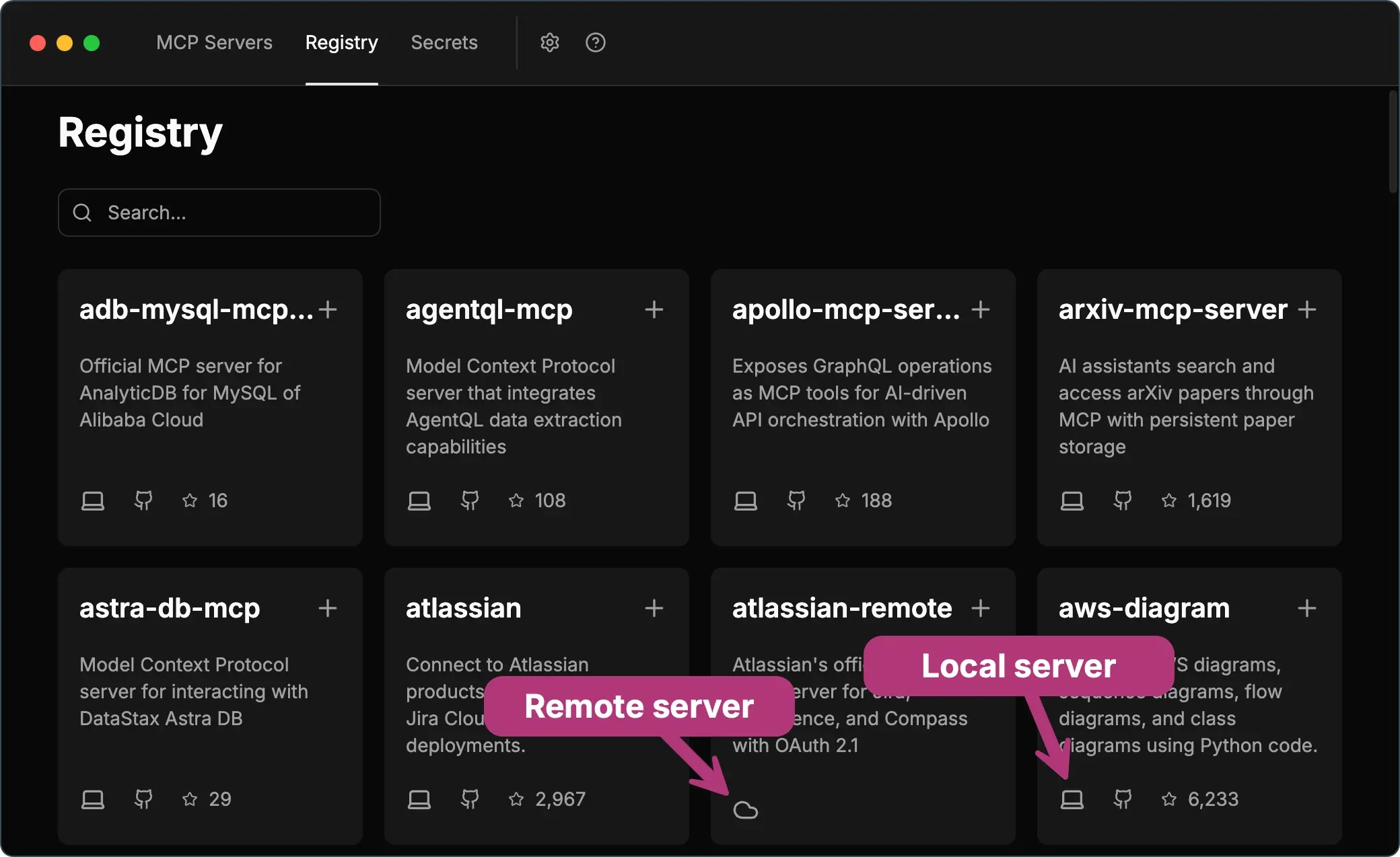 ToolHive Registry Page ToolHive Registry Page